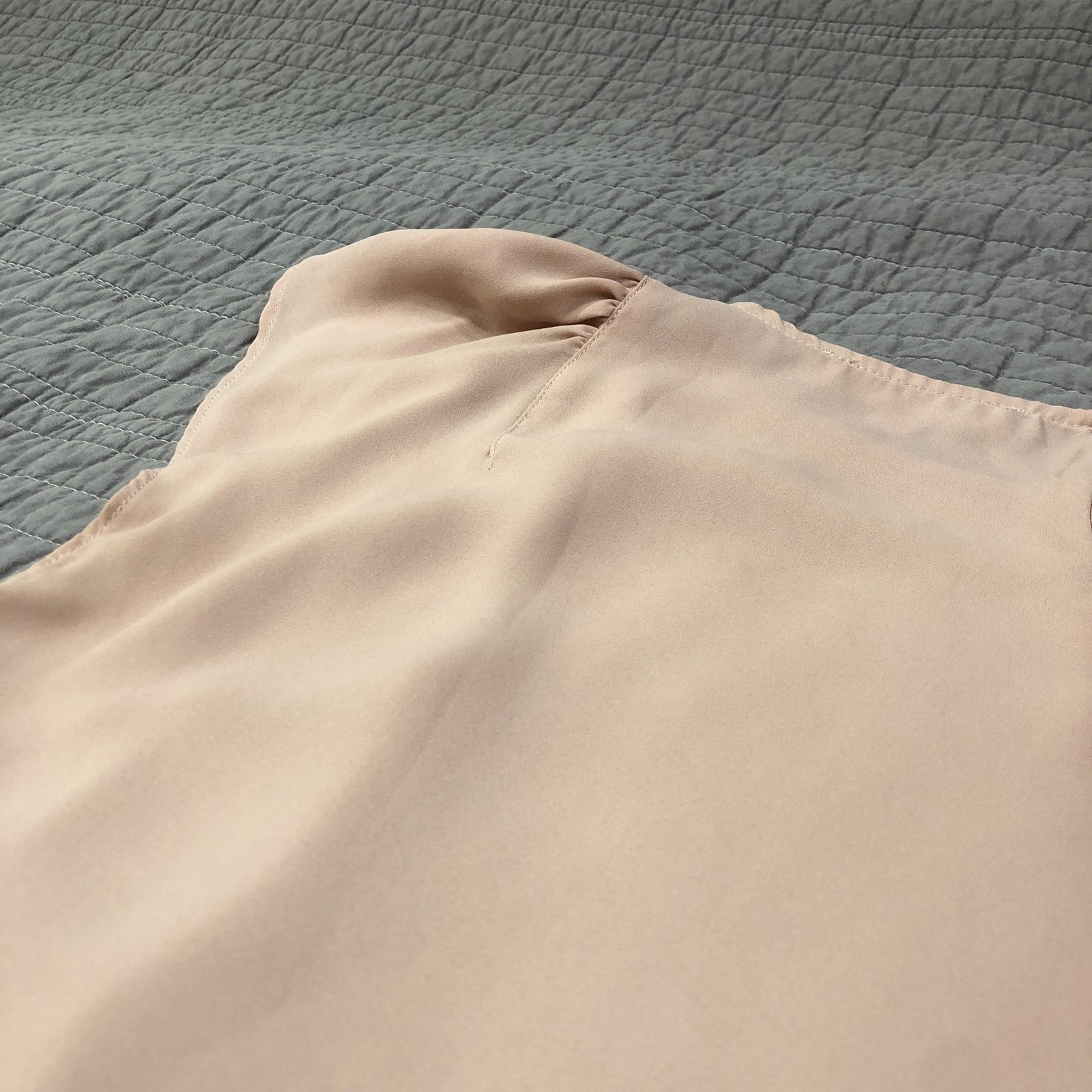 Philosophy Blouse Women Small Pink Chiffon Cap Sleeve Pullover Republic Top
