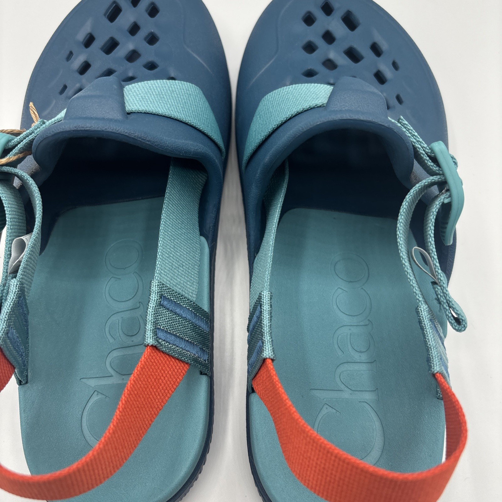 Chaco Chillos Clogs Ocean Blue Women’s Size 9 Slip-On Comfort Foam Sandals