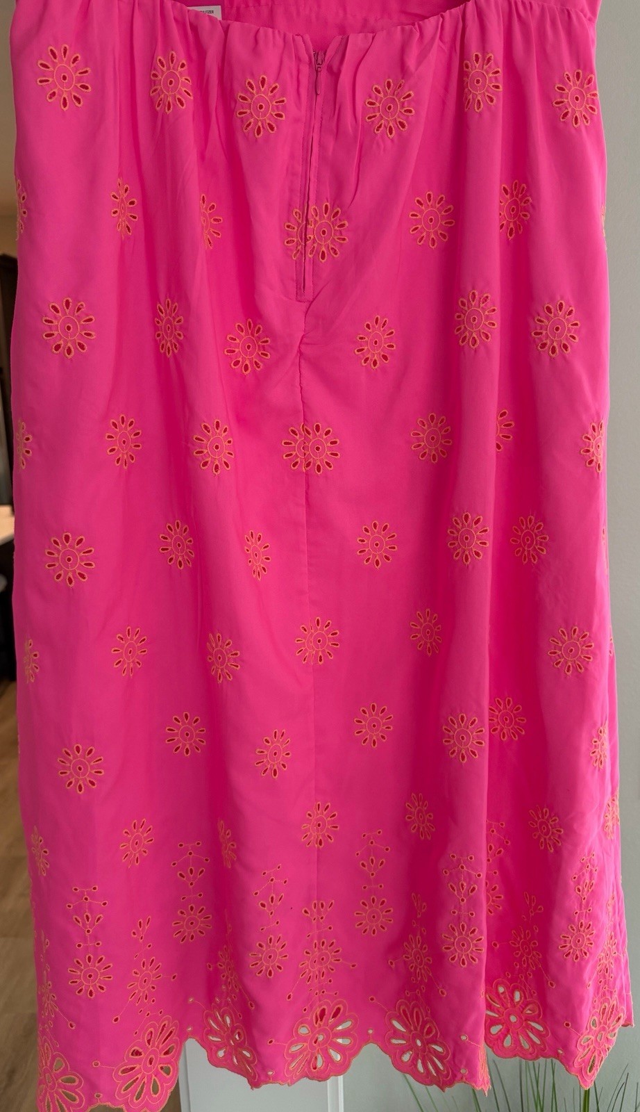 Lilly Pulitzer Lillyanne Flutter Sleeve Dress Size 16 NWT Aura Pink Eyelet