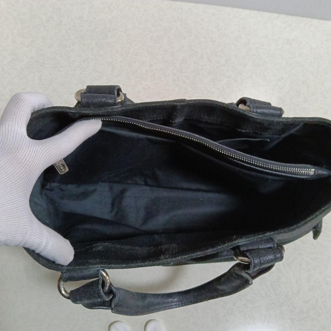 CELINE Boogie Bag Handbag Black Quilted Authentic From Japan