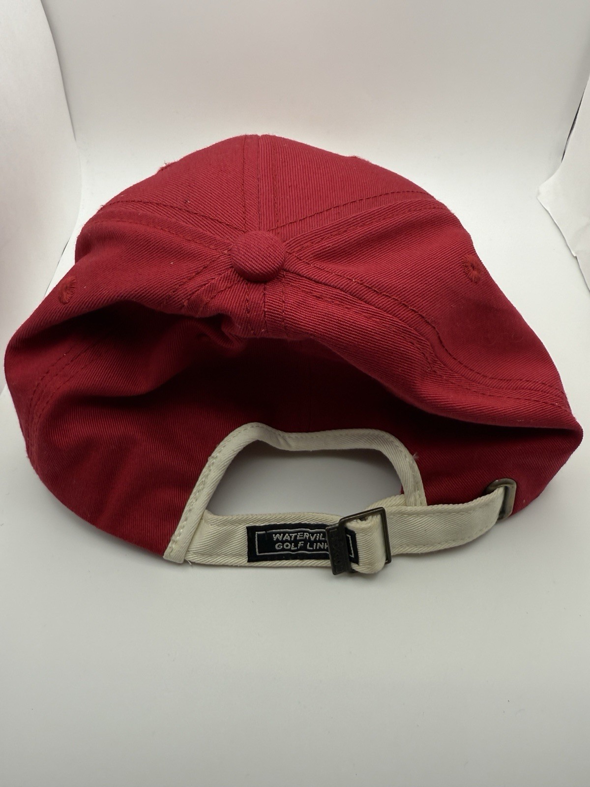 Waterville Golf Club Hat Mens Strapback Red Texace Cap Adjustable One Size Logo