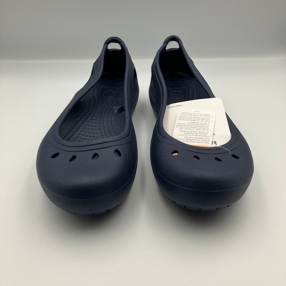 Crocs Womens Ballet Flats Kadee size 9 Navy Blue *NWT*