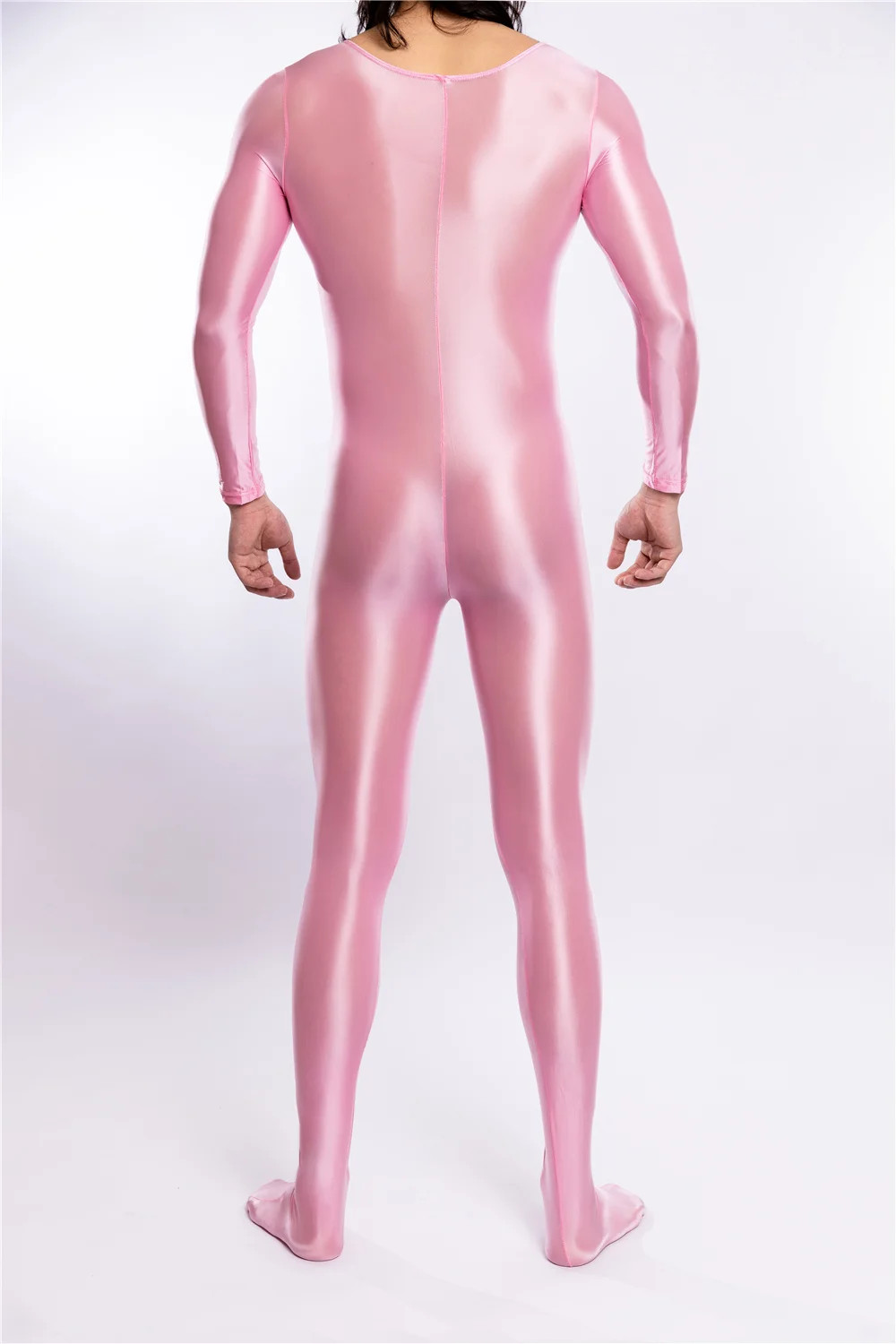 Bodysuit Shiny Oil Glossy Body Stocking Sheath Tights Night Club Wear Jumpsuits