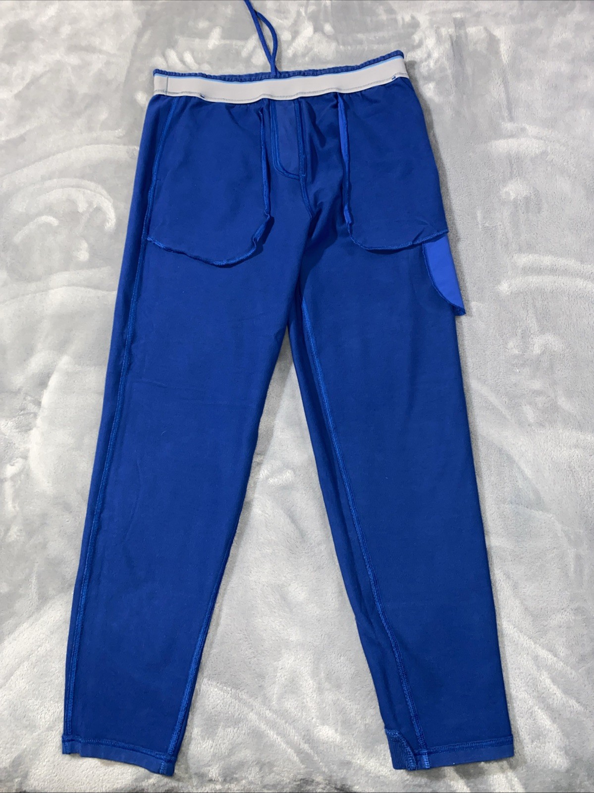 Mack Weldon For Daily Wear Jogger Sweatpants Blue Mens Medium Stretch Pants