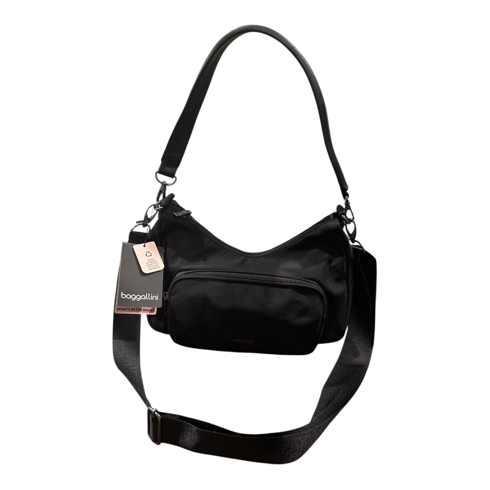 Baggallini Savannah Crossbody Handbag 12x8x4.5 RFID Card Holder Two Straps New