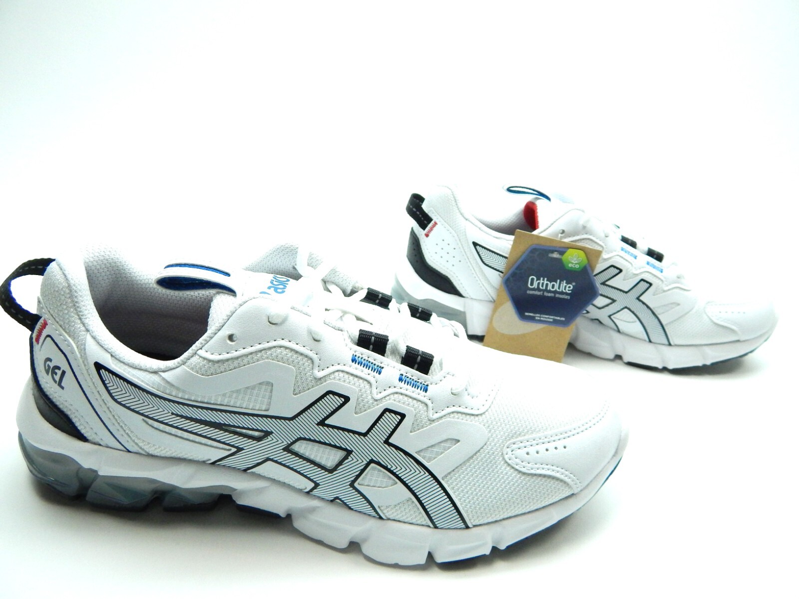 ASICS GEL QUANTUM 90 WHITE BLACK 1201A064-105 MEN SHOES SIZE 7