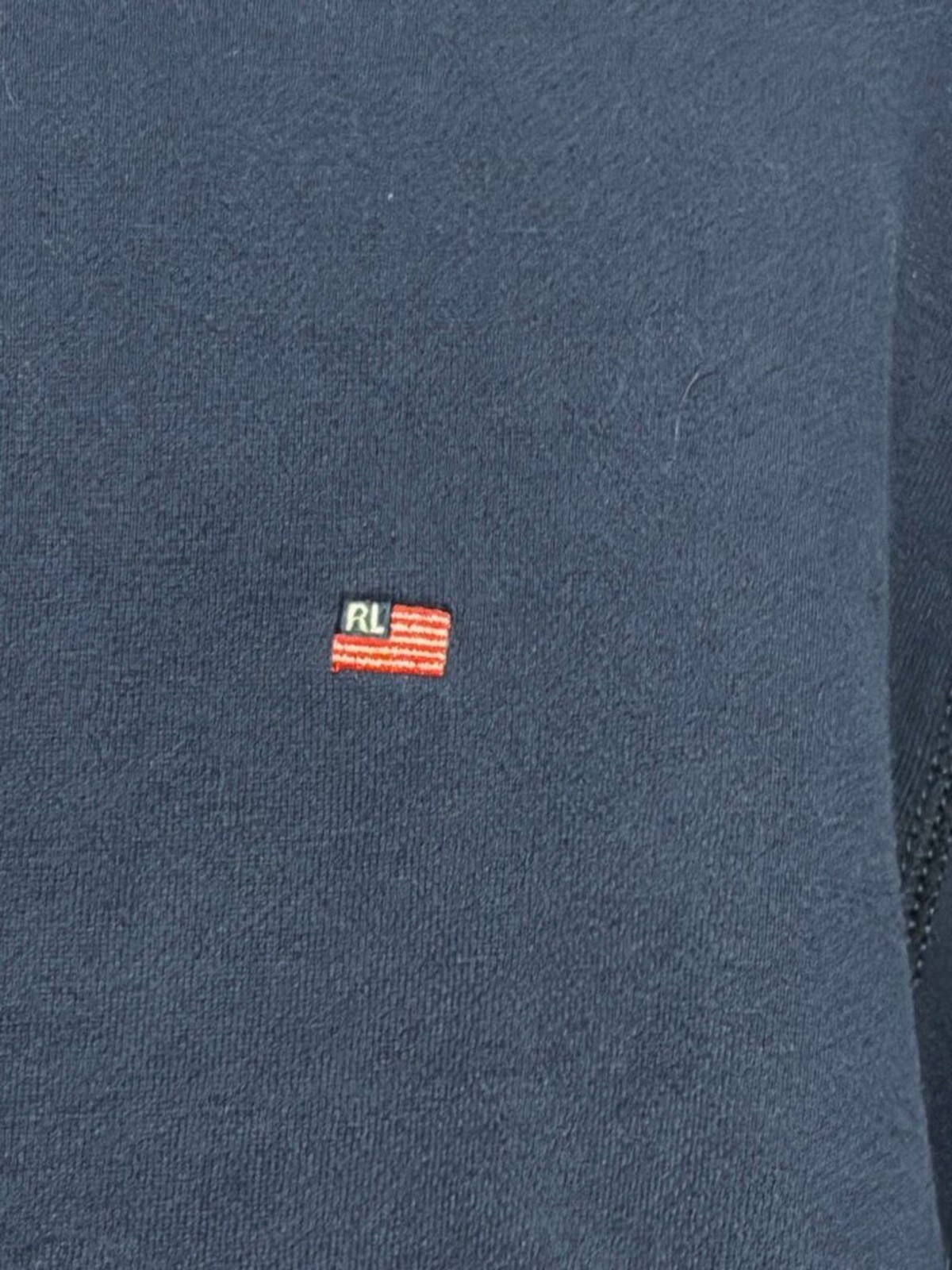 Vintage Polo Jeans Company Ralph Lauren Navy Flag Crewneck Sweatshirt | Classic