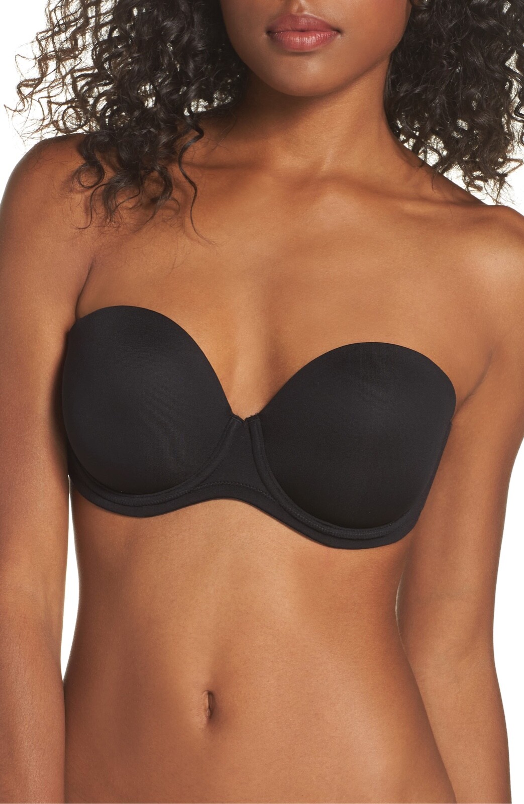 NEW $76 Wacoal Red Carpet Convertible Strapless Bra in Black {SZ 32DD US ] #L613