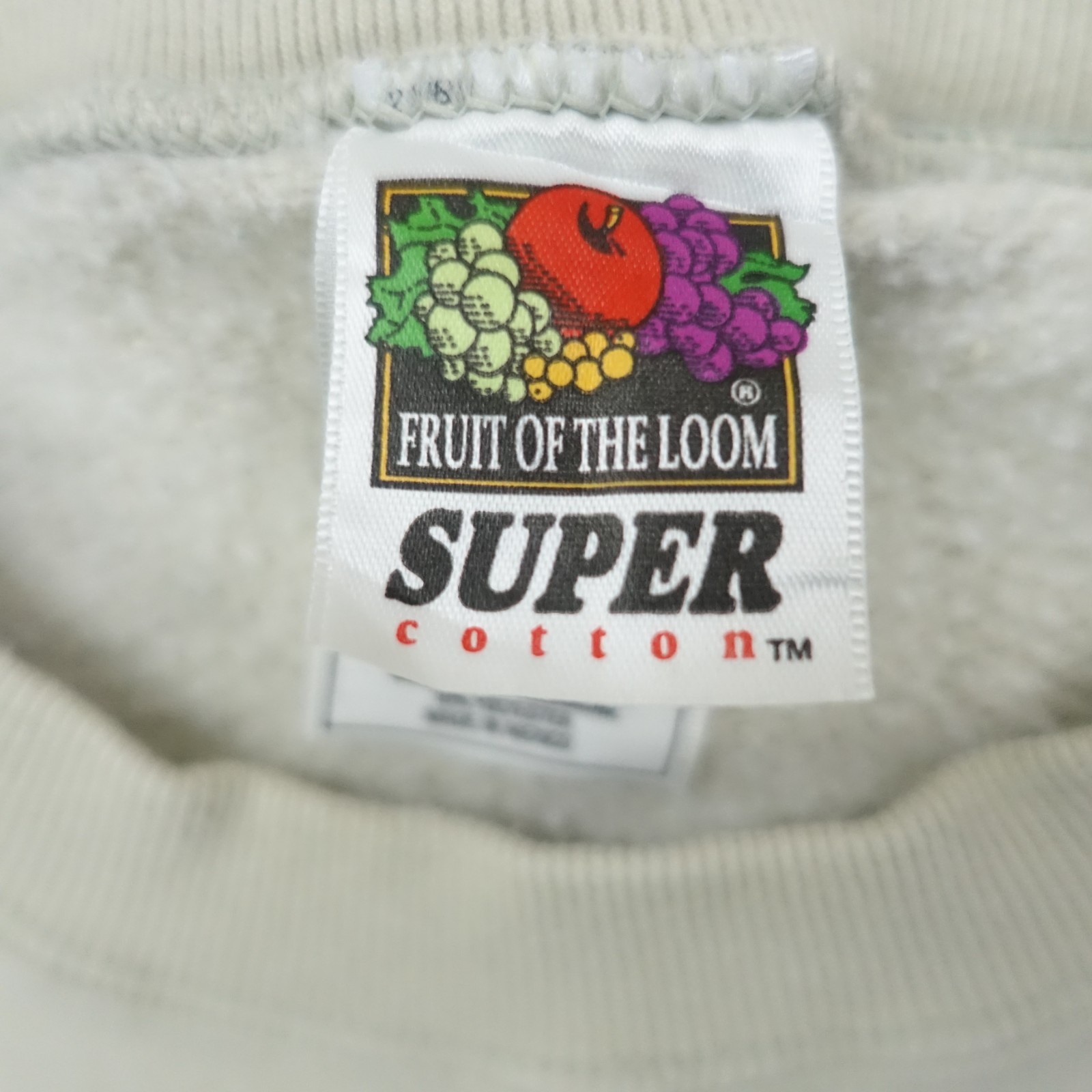 Fruit Of The Loom Sweatshirt Mens Extra Large Beige A Craft Windows USA 90s Logo