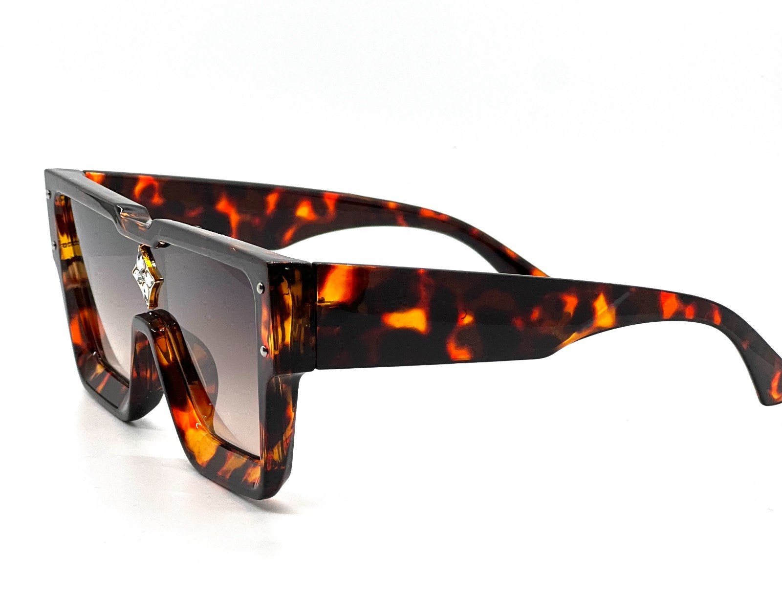 Oversized Classic Elegant Modern Hip Hop Shield SUNGLASSES Large Big Black Frame