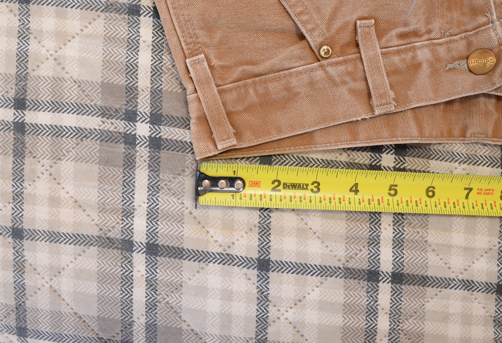 Vintage Carhartt Work Pants B01 BRN Double Knee Heavy Canvas 30 x 32 USA MADE