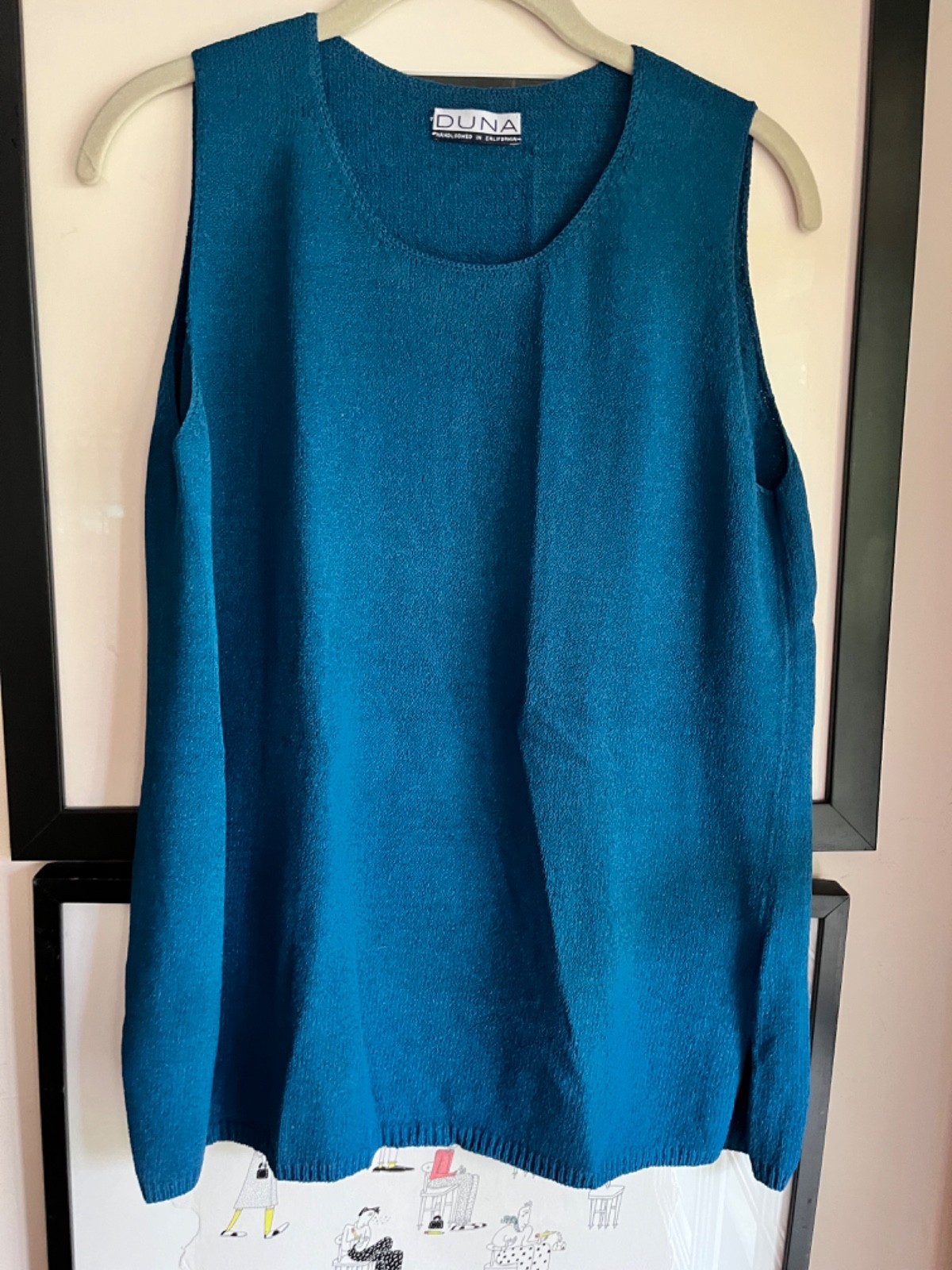 Duna dark marine blue s/l sweater viscose & elite est L