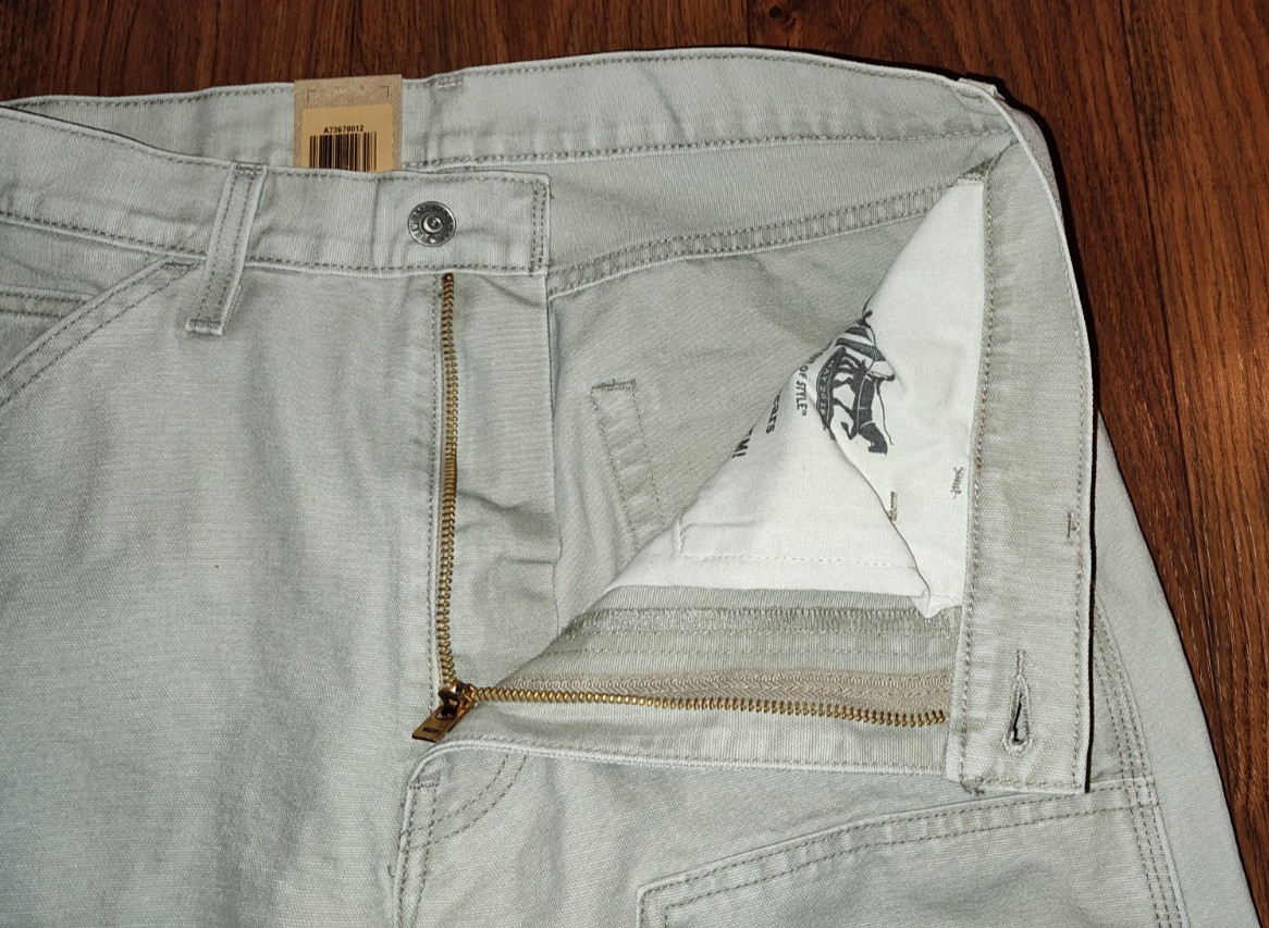 NEW Levis Levi’s 568 Loose Straight Double Knee Carpenter Jeans Pants 32X32 NEW
