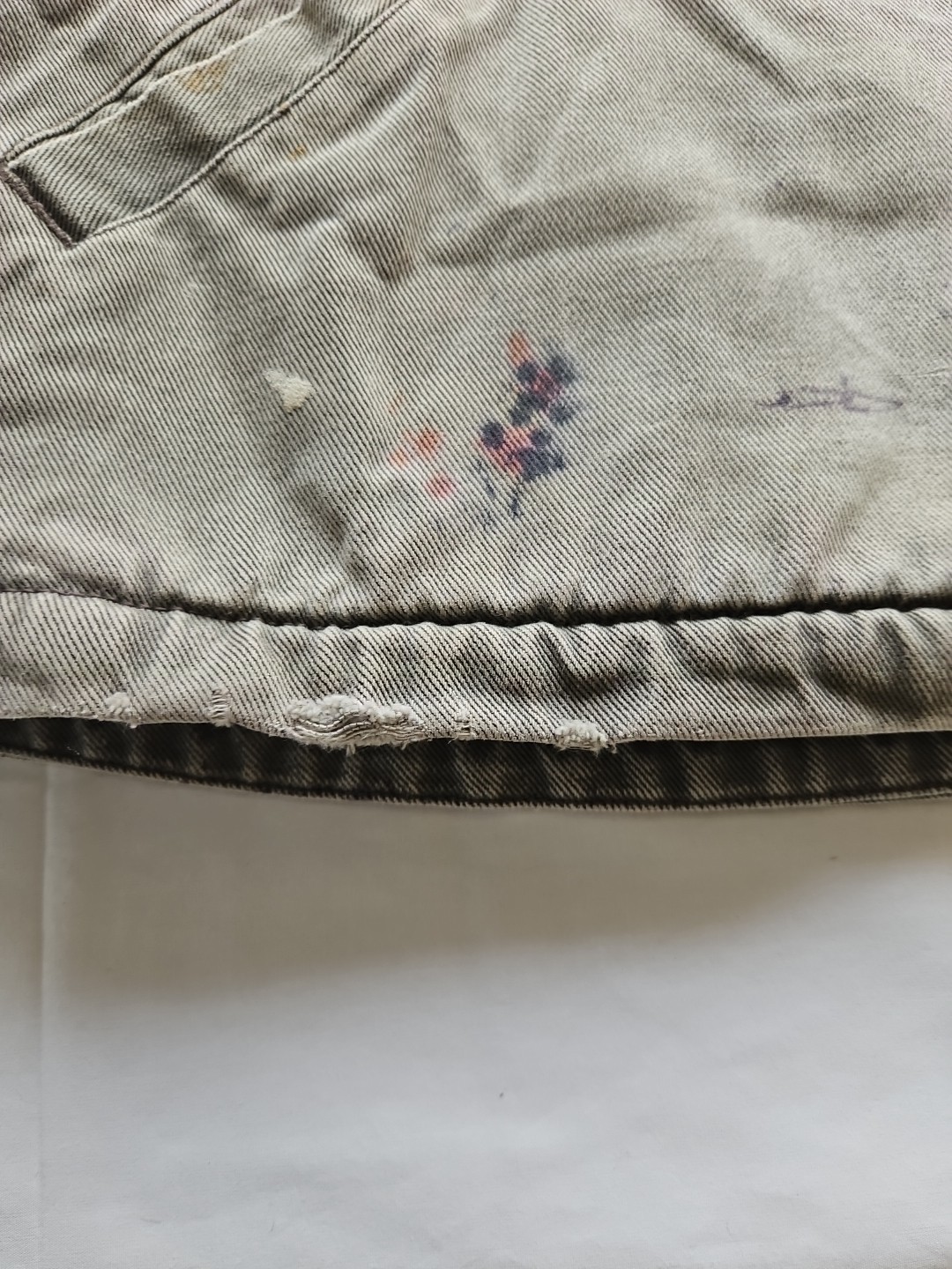 Wolverine Upland Vest Men’s Large Gray Sharpa Lined Chore Western Work Denim