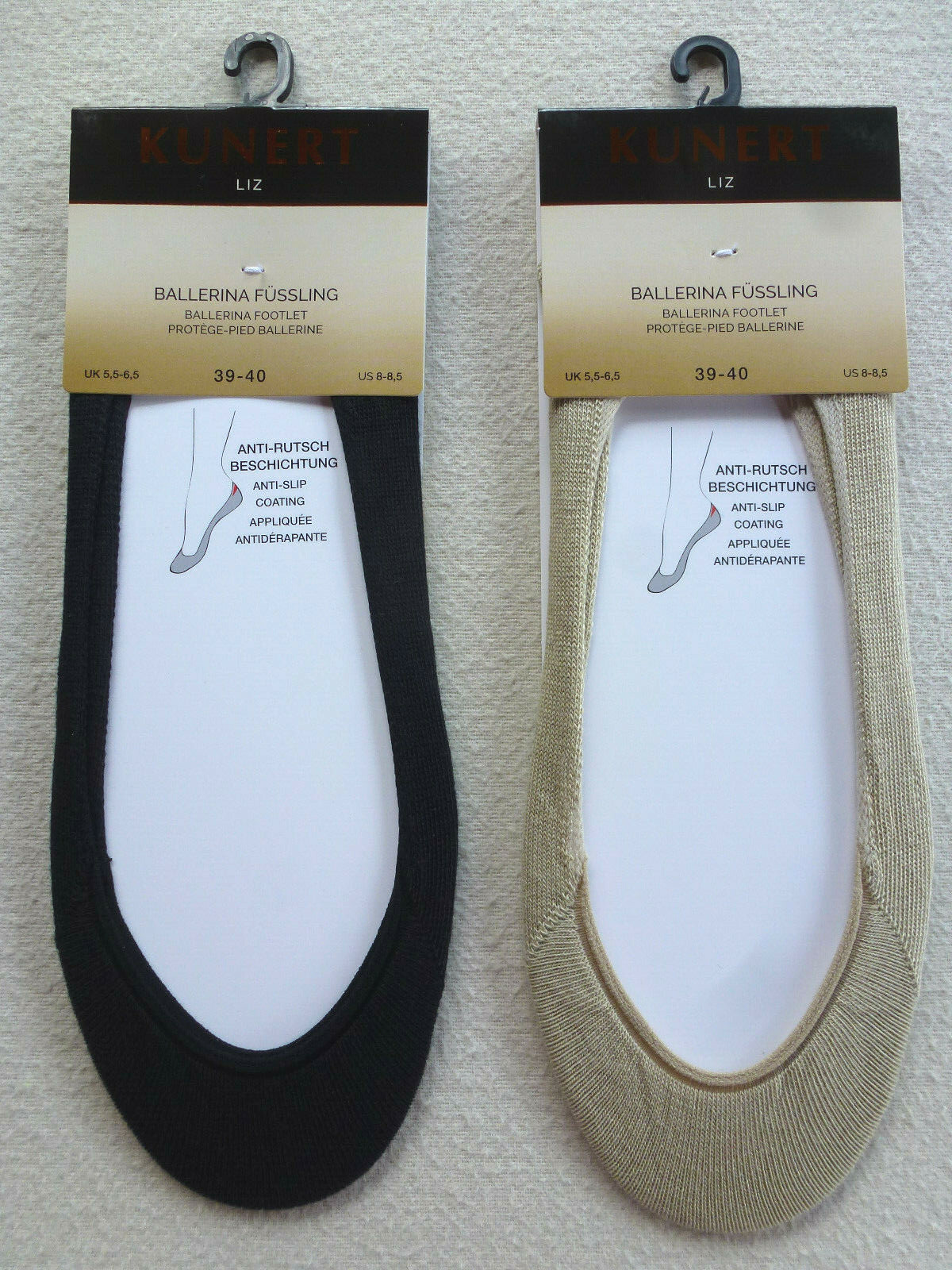 Kunert Womens LIZ Ballet Flats 98% Cotton Sock 35-36 37-38 39-40 41-42 Socks
