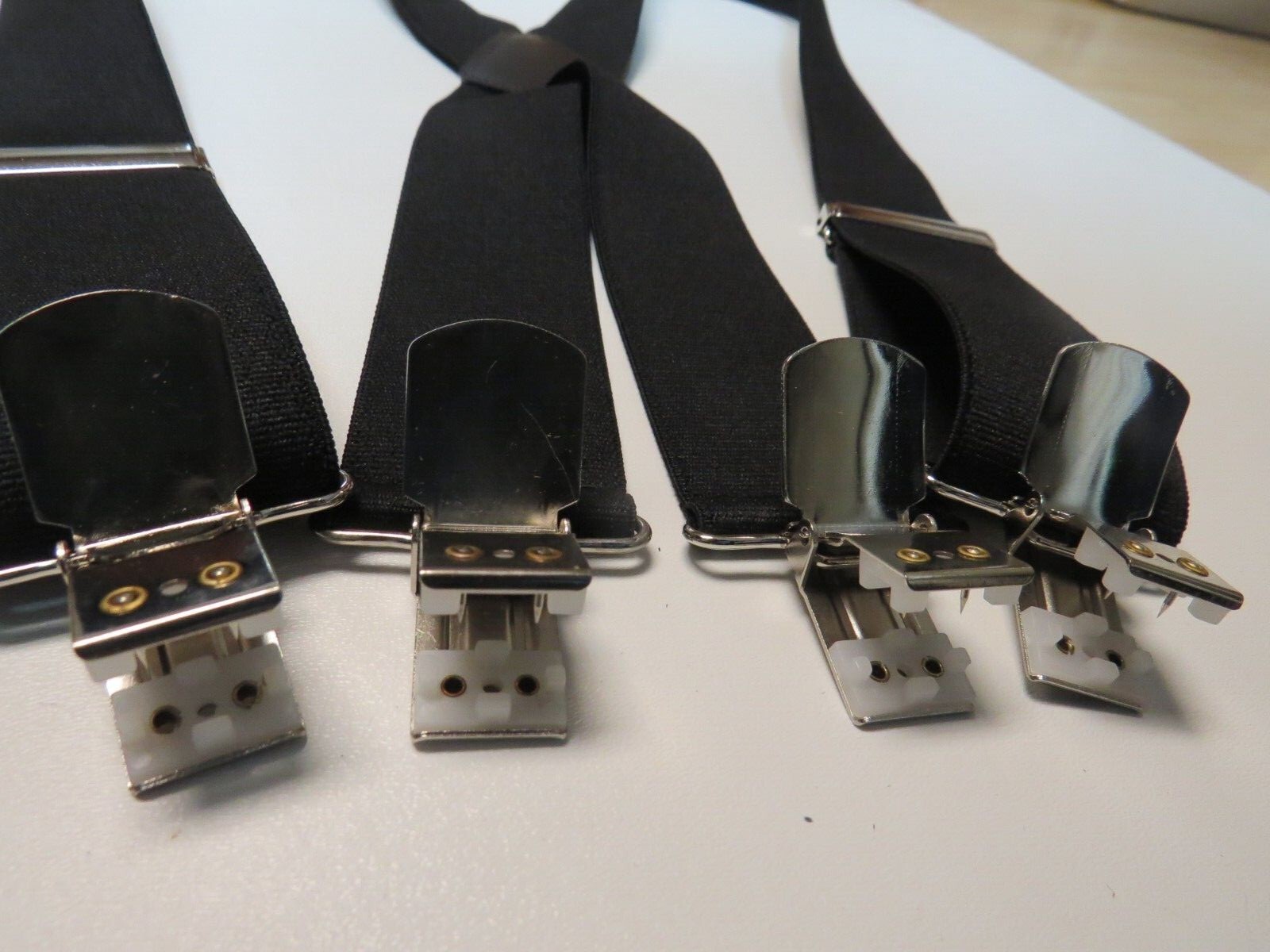 ASST.NON-STRETCH 2″ MENS Suspenders “X” INDUSTRIAL QUALITY Material MADE IN USA