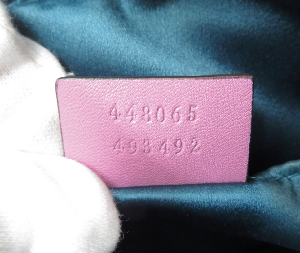 Authentic Gucci GG Marmont V Stitch Velvet Chain Shoulder Bag I#51036