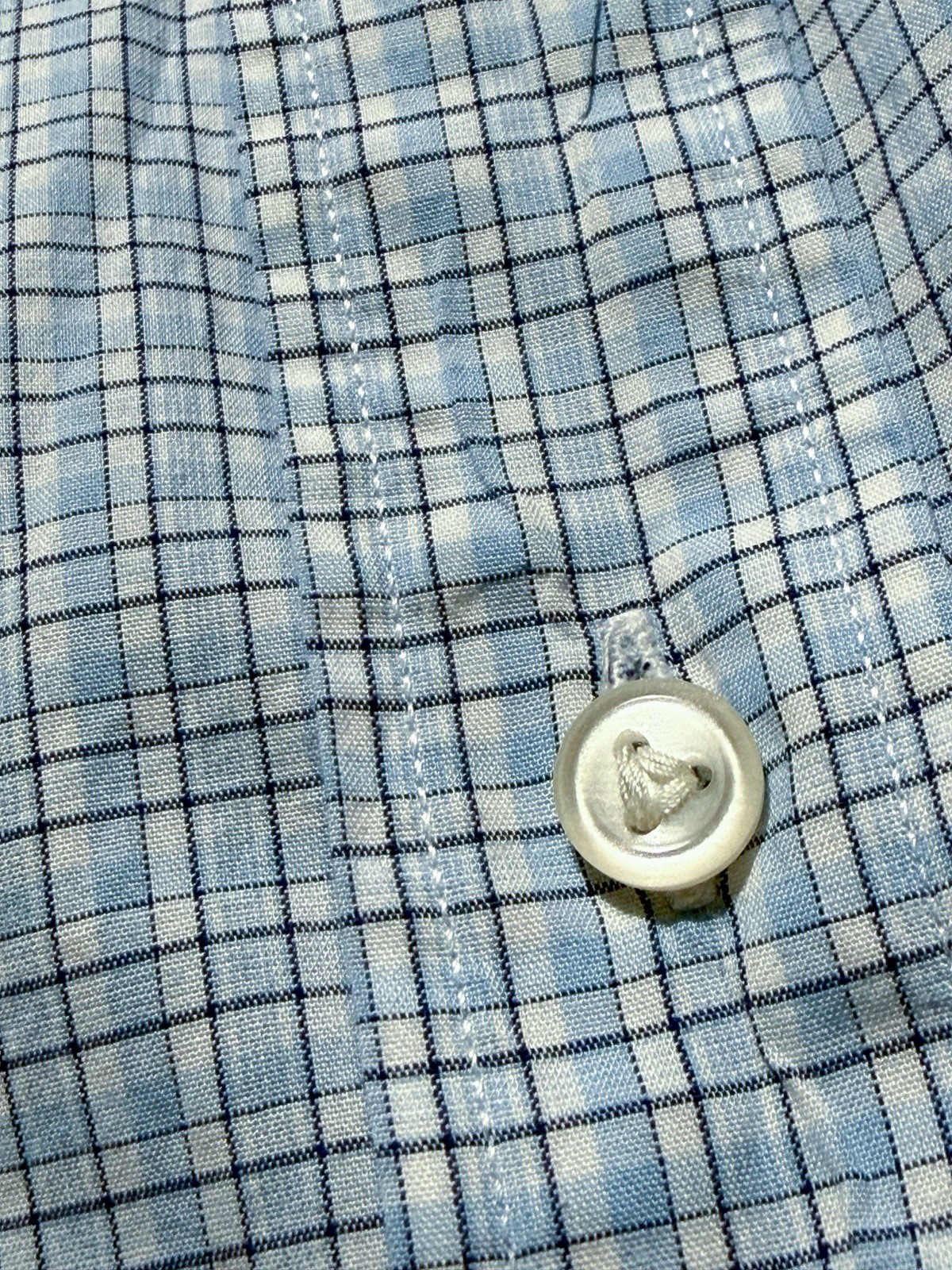 Hathaway Andover Poplin Men’s Long Sleeve Button Down Shirt Size 15 1/2 X 32