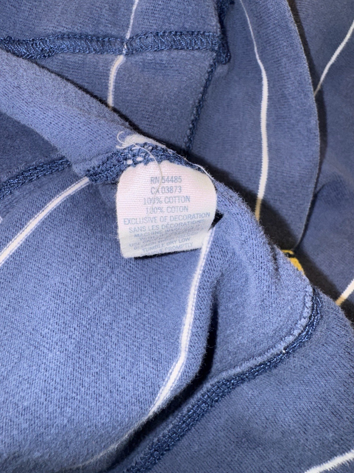 American Eagle Vintage Fit Pullover Sweatshirt Men’s Size M Blue Striped AE77