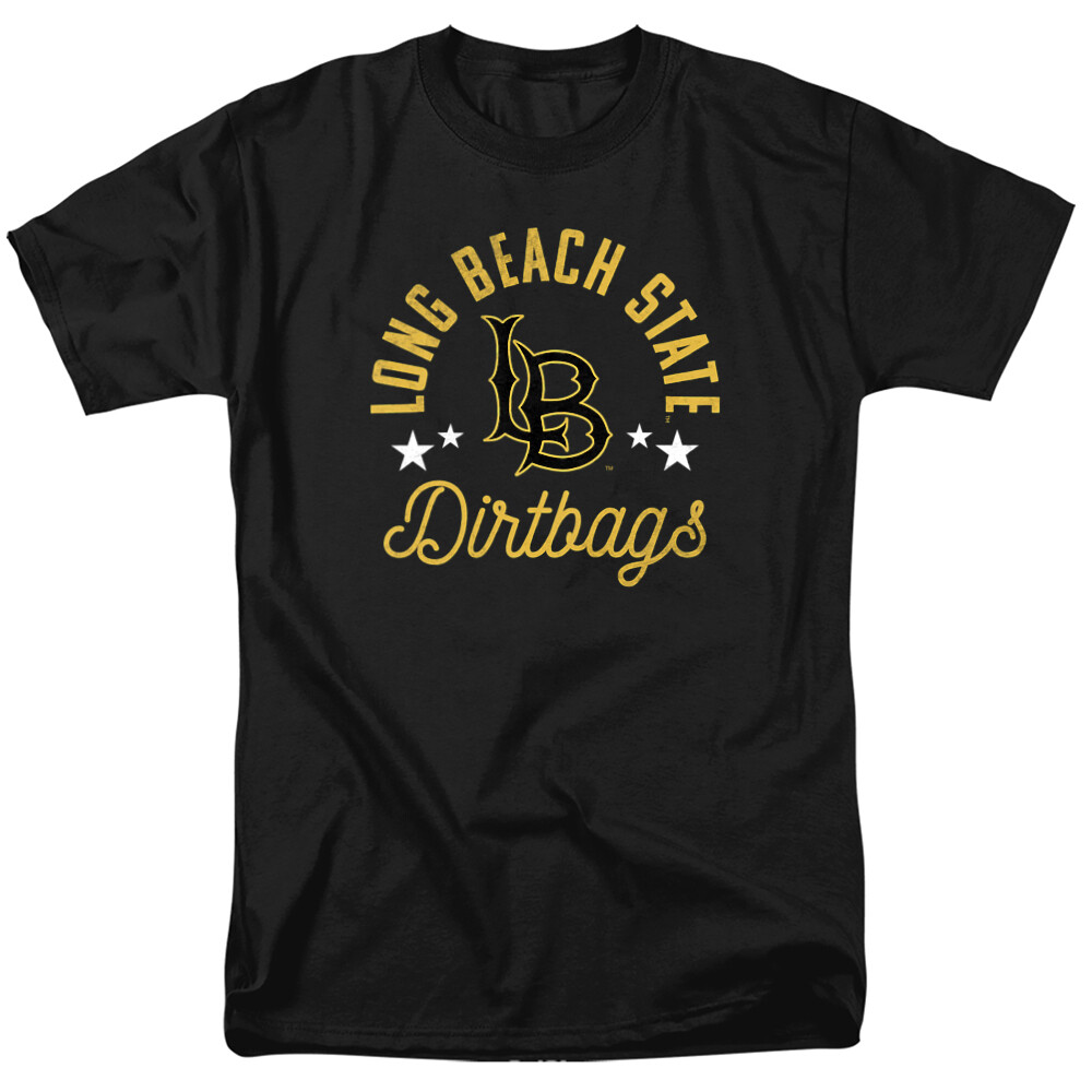 California State University Long Beach Adult T-Shirt Dirtbags, Black, S-5XL