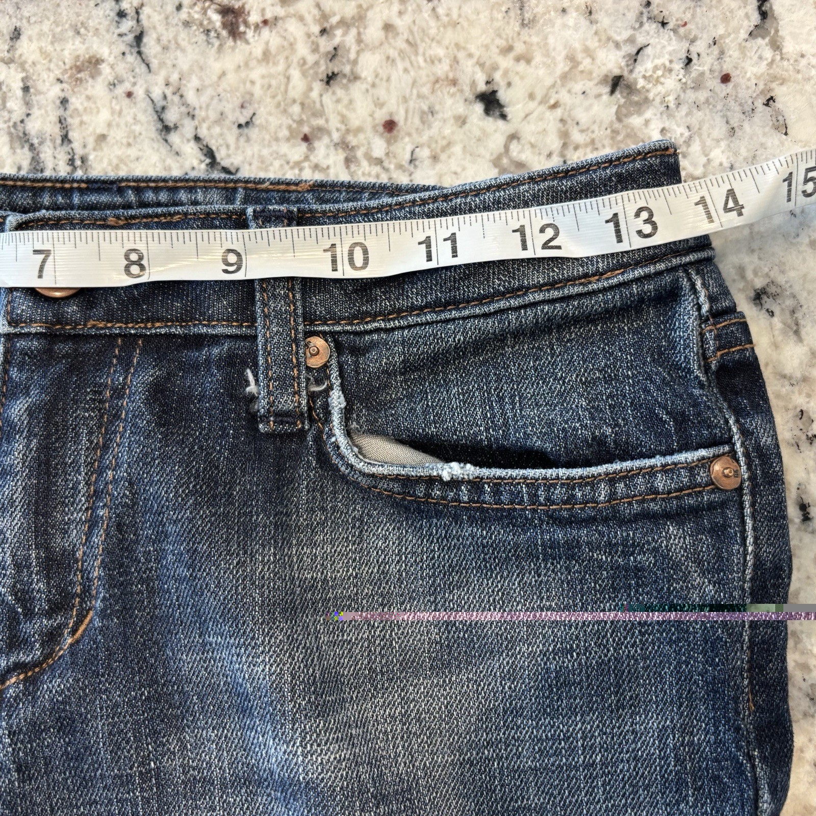 Joe’s Women Jeans Size 28 Boot Cut Blue Distressed Low Rise