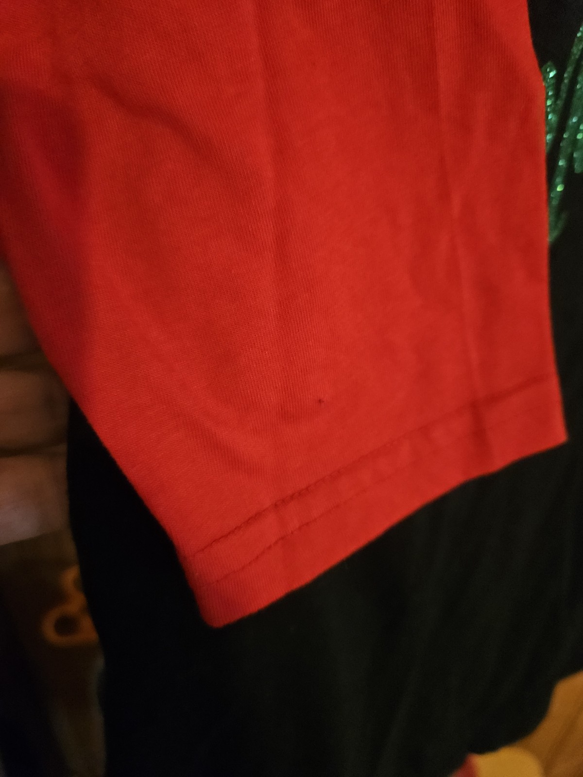 Christmas Holiday Pullover Glitter Sz LG Country Truck Tree New No Tags 1694