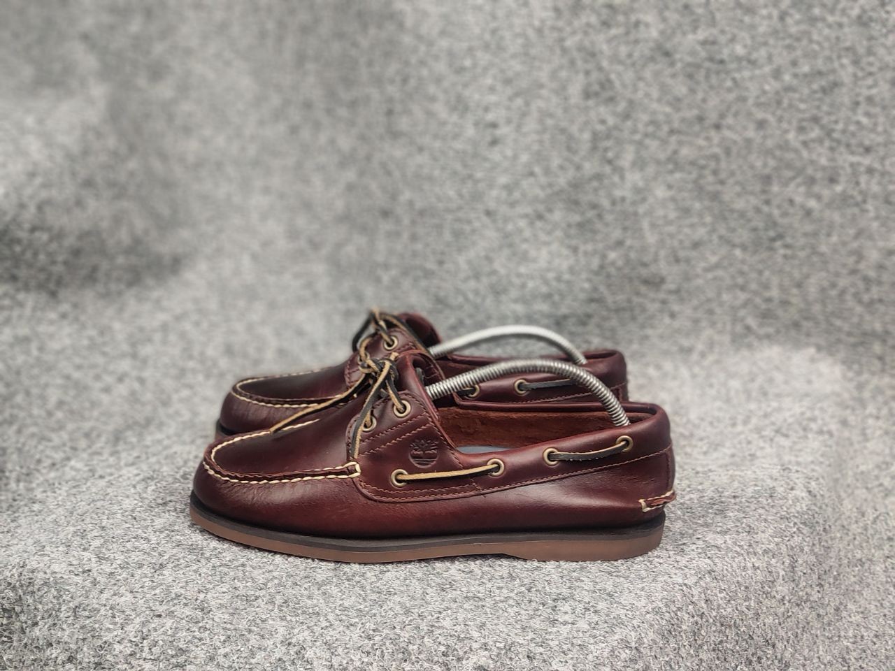 Timberland Classic 2-Eye Boat Leathe Shoes mens topsiders in brown Vintage Style