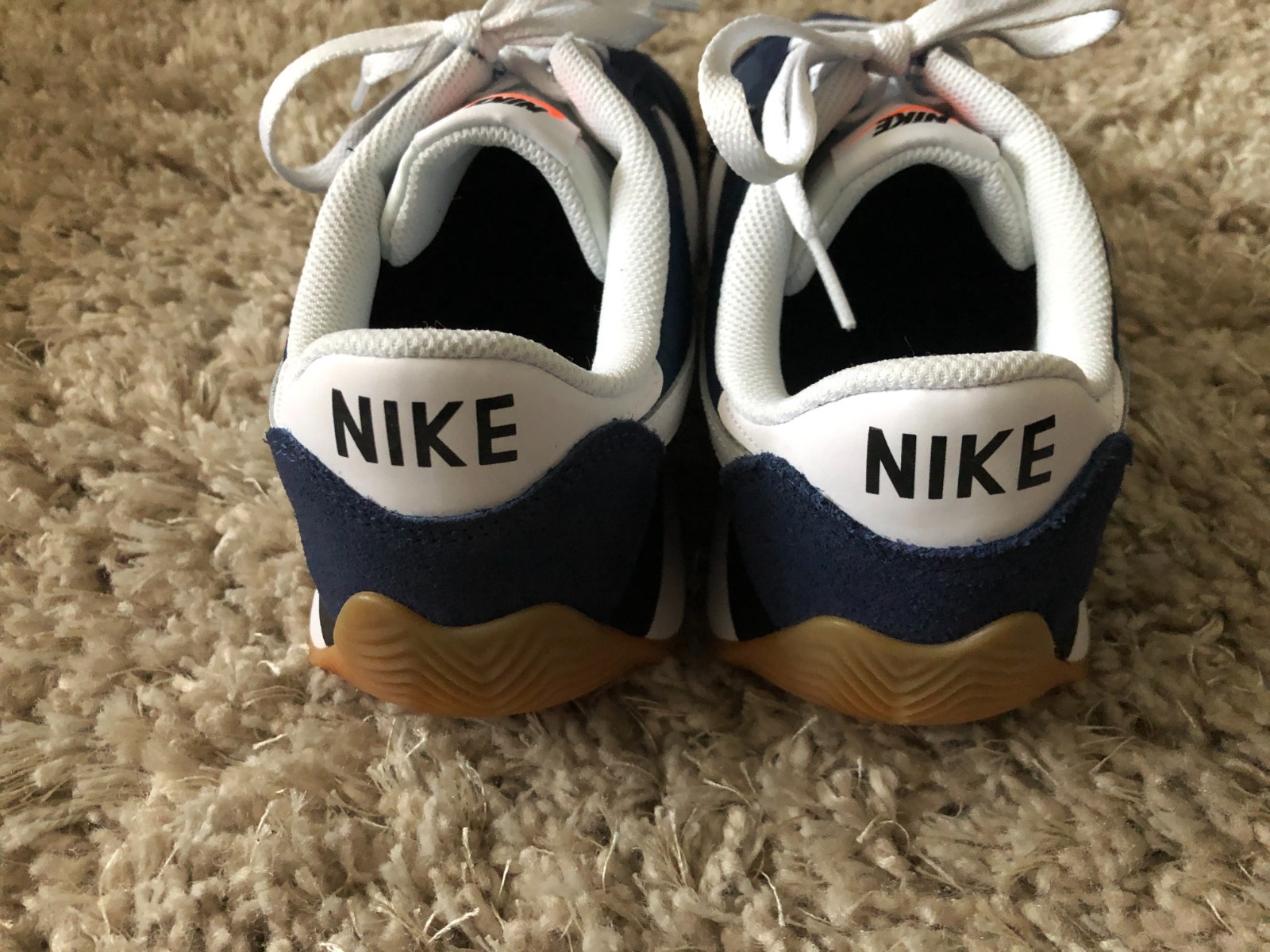 New in Box Nike Pacific Navy & White Running Shoes – Size 10 Women / 8.5 Men