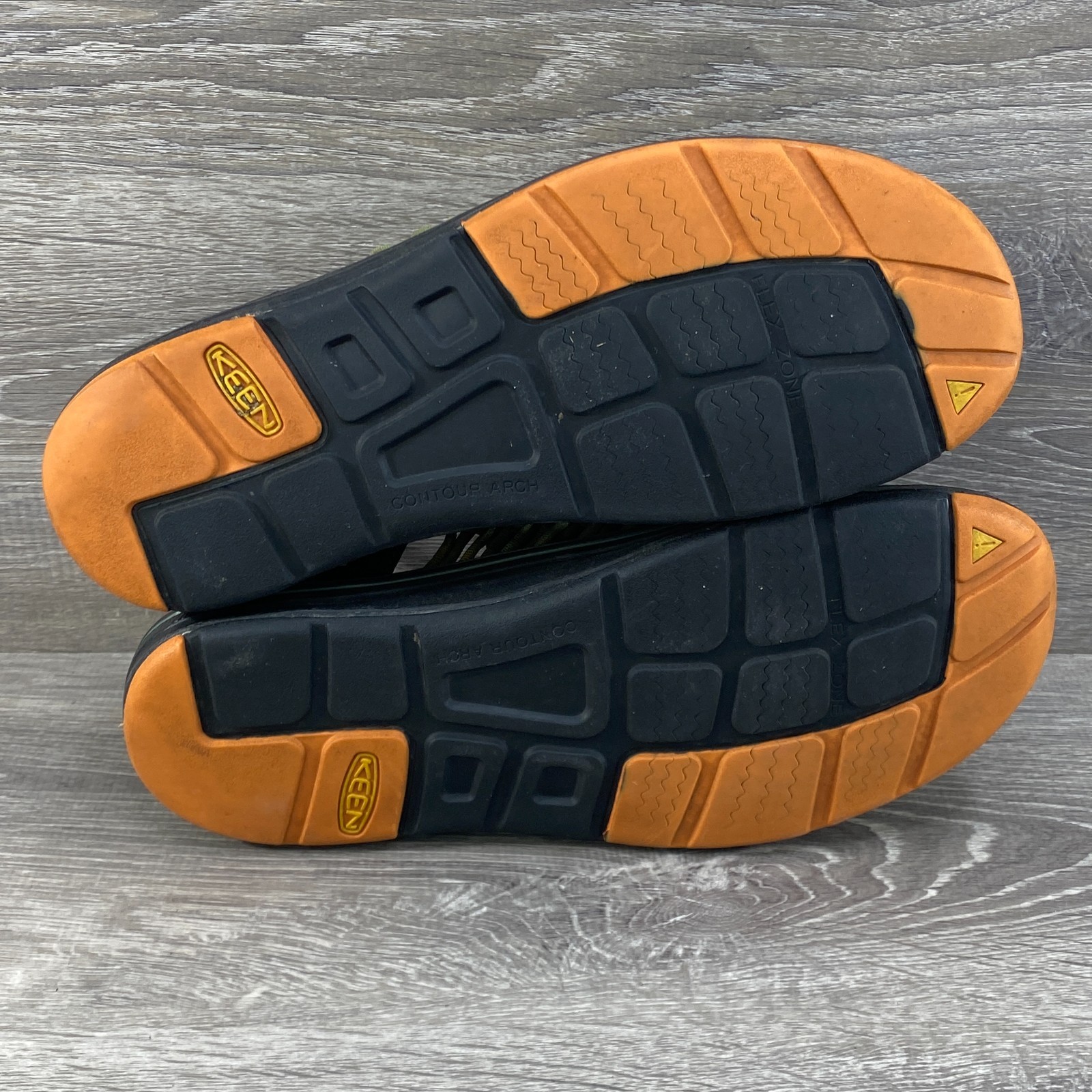 Keen Uneek Mens 14 Woven Bungee Cord Water Hike Sandals Braided Drawstring Green