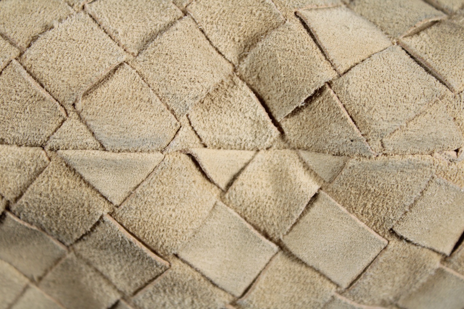BOTTEGA VENETA Sand Beige Intrecciato Suede Medium JODIE Hobo Shoulder Bag