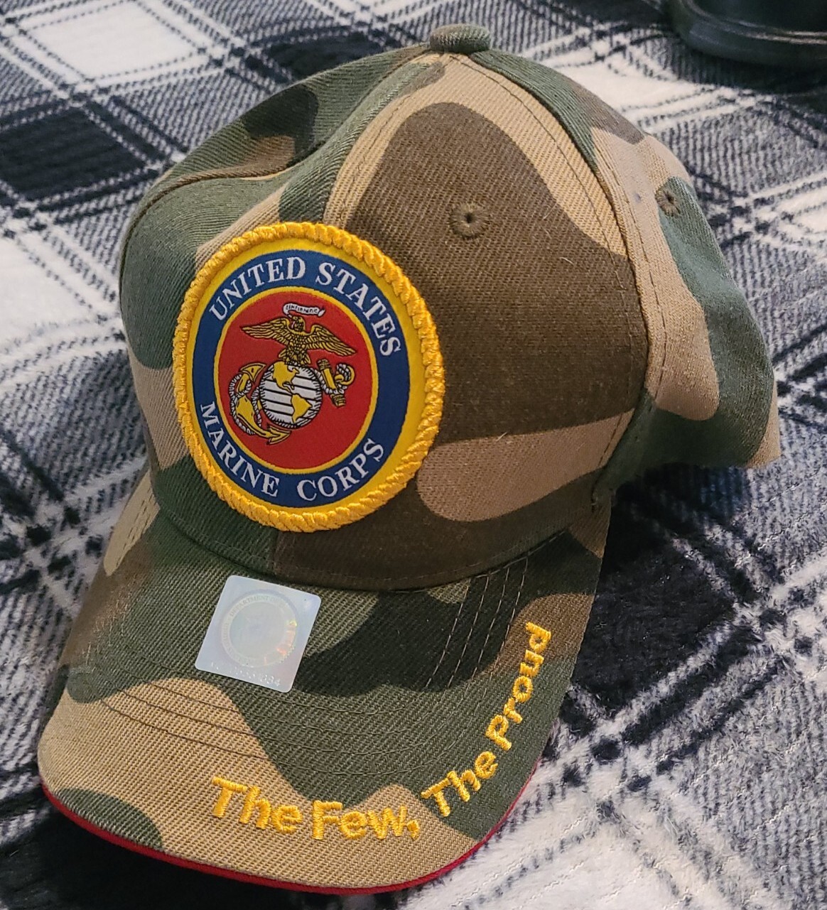 Official United States Marine Corps Hat Cap -The Few The Proud – CAMO – NWT
