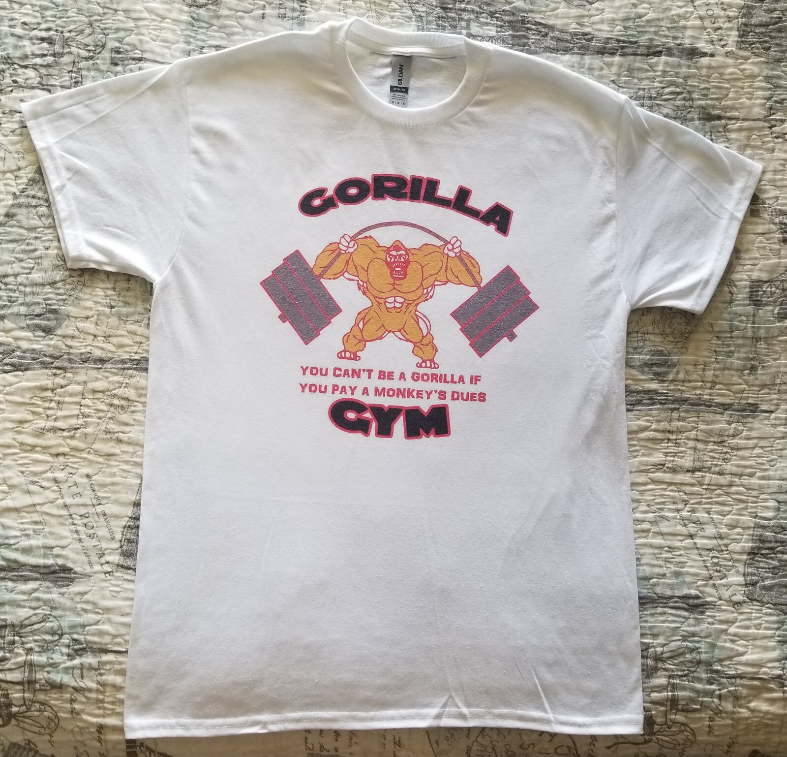 Gorilla Gym Workout Bodybuilding Muscle Dryblend T-Shirt Brand New Size S M L XL
