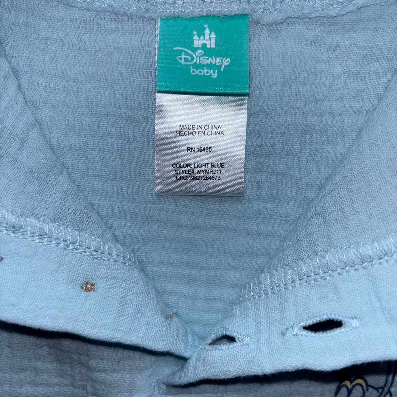 Baby Disney light summer romper