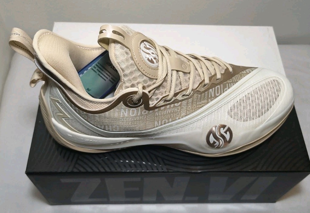 361 Zen Energy-X Gold/Beige/White Basketball Shoes ZEN VI/6 in Size 11 Men’s 11m