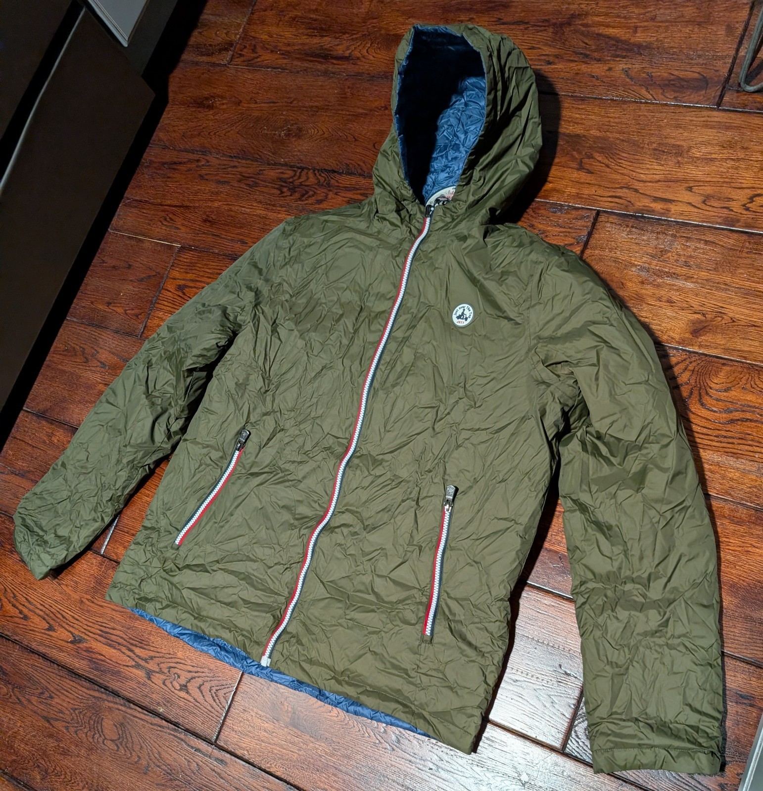 JOTT Just Over The Top Chicago Packable Reversible Hooded Puffer Jacket XXL NWT