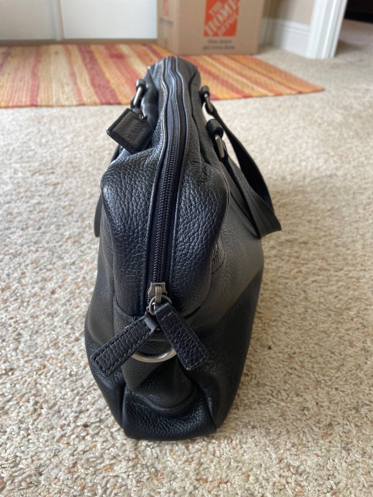 Genuine Coach Camden Leather 2 Way Zip Top Business Bag Large Capacity – MINT