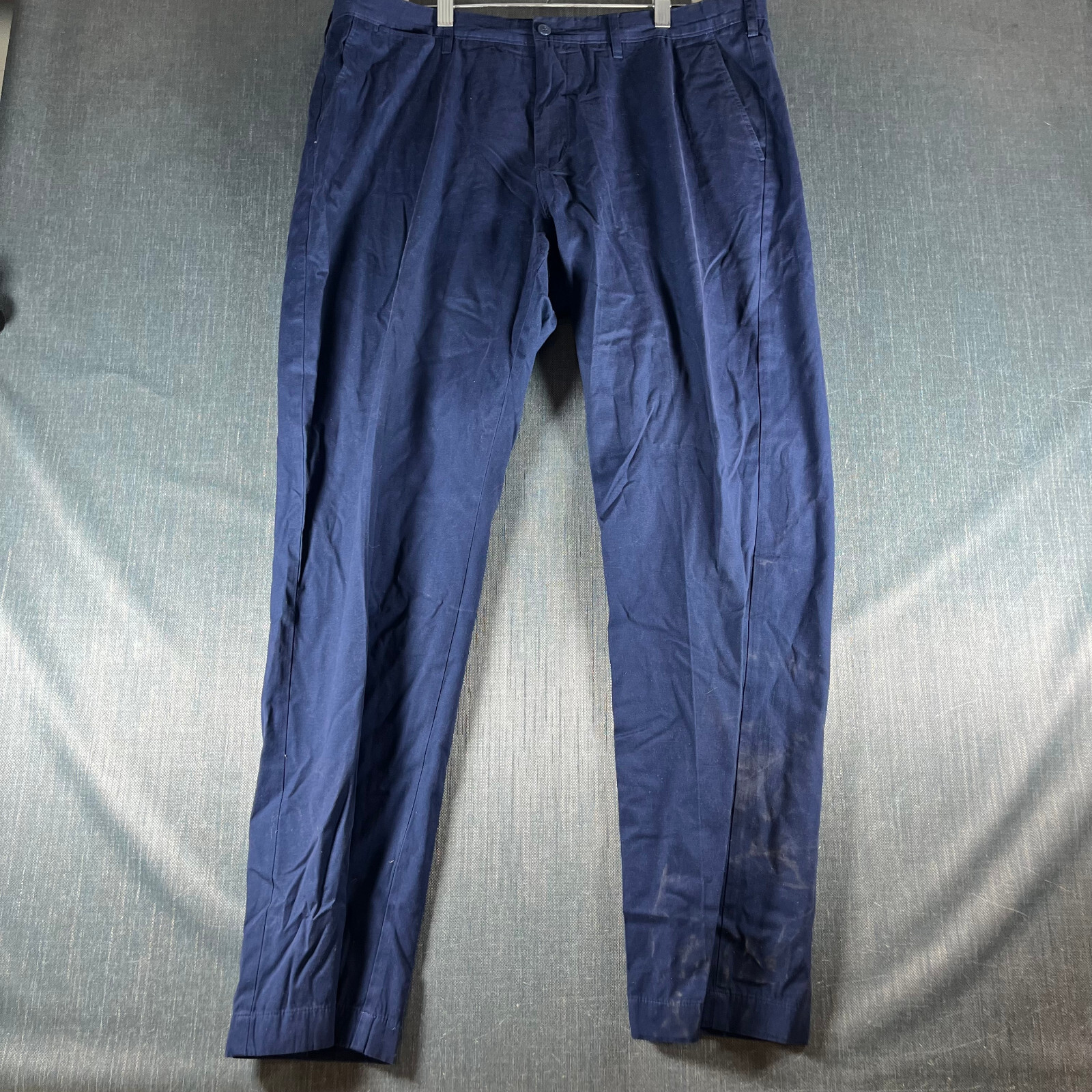 J Crew Mens Pants Size 38×32 The Sutton Summer Weight Chino Blue Cotton
