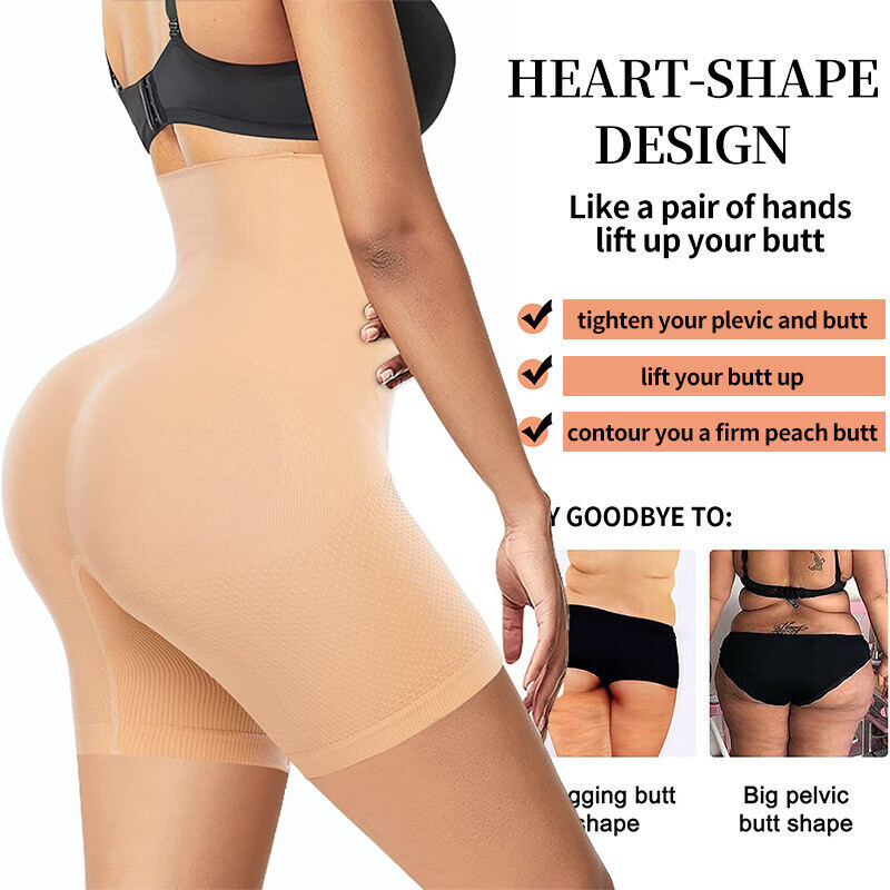Shaperin Control All-Day Boned High-Waisted Shorts Pants Womens Body Shaper US