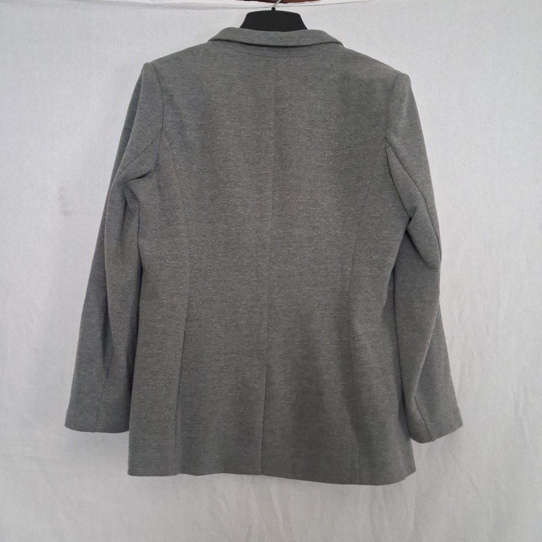 Mossimo Heather Gray Knit Blazer – Women’s XL Single Button Jacket