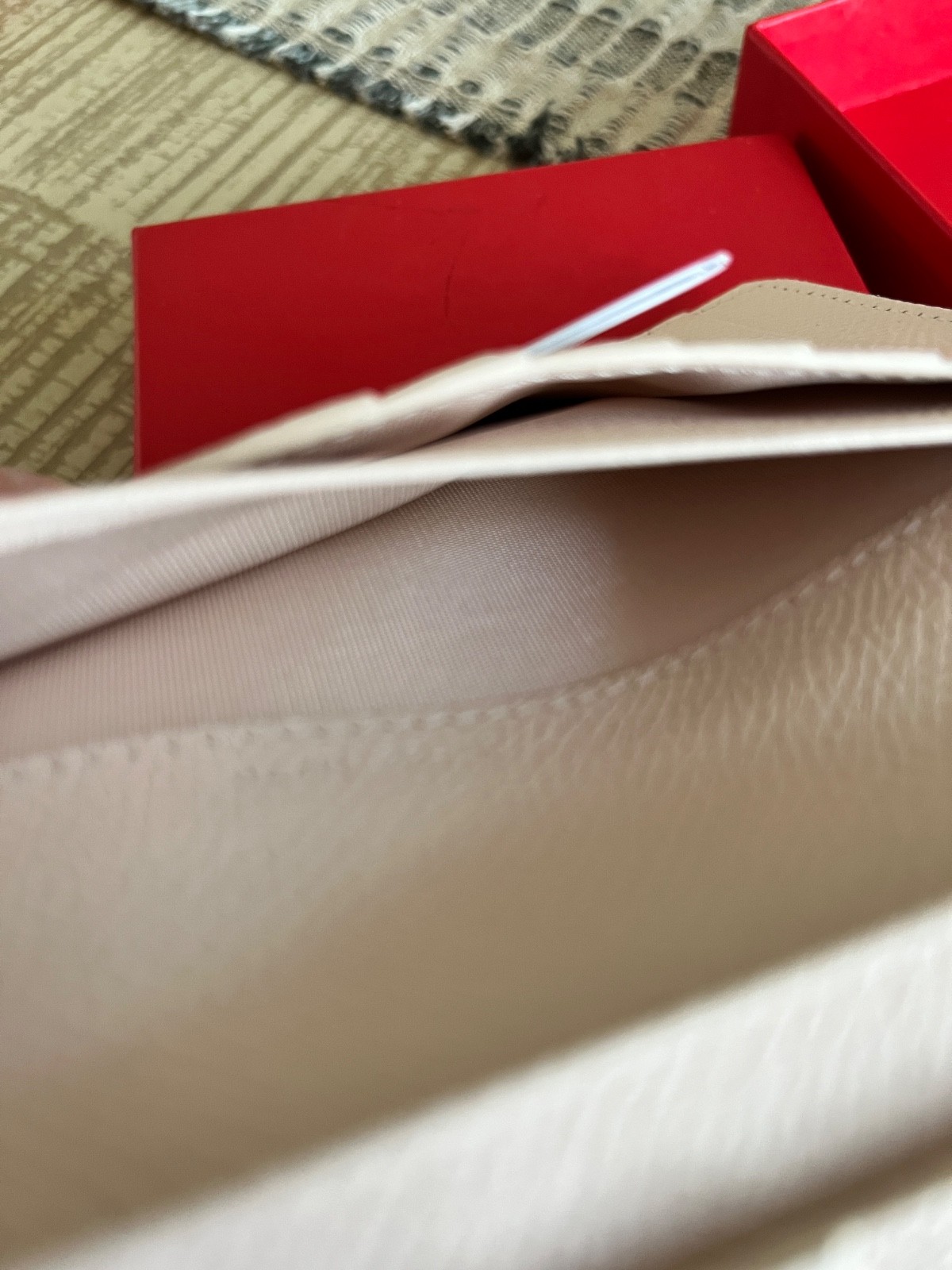 FERRAGAMO Gancini Continental Wallet Leather Italy $630 New In Box Ballet Pink