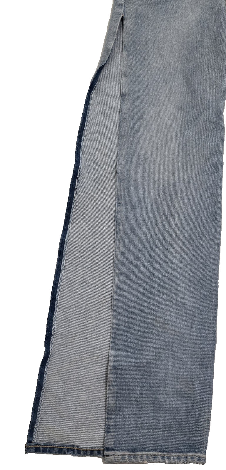 Levi’s Made & Crafted Slit Straight Leg Jeans Women’s 26 Blue Tie-Dye $248 Nwt