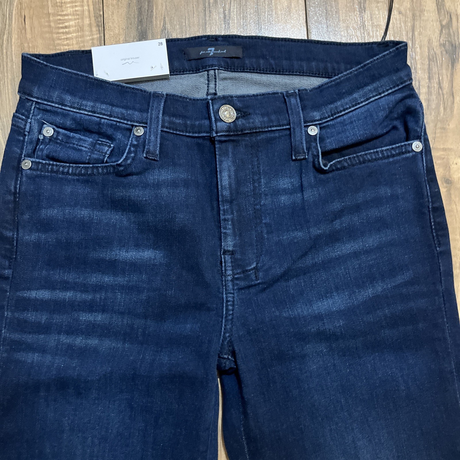 7 FOR ALL MANKIND DOJO Original Trouser Jeans 28 in BBLS