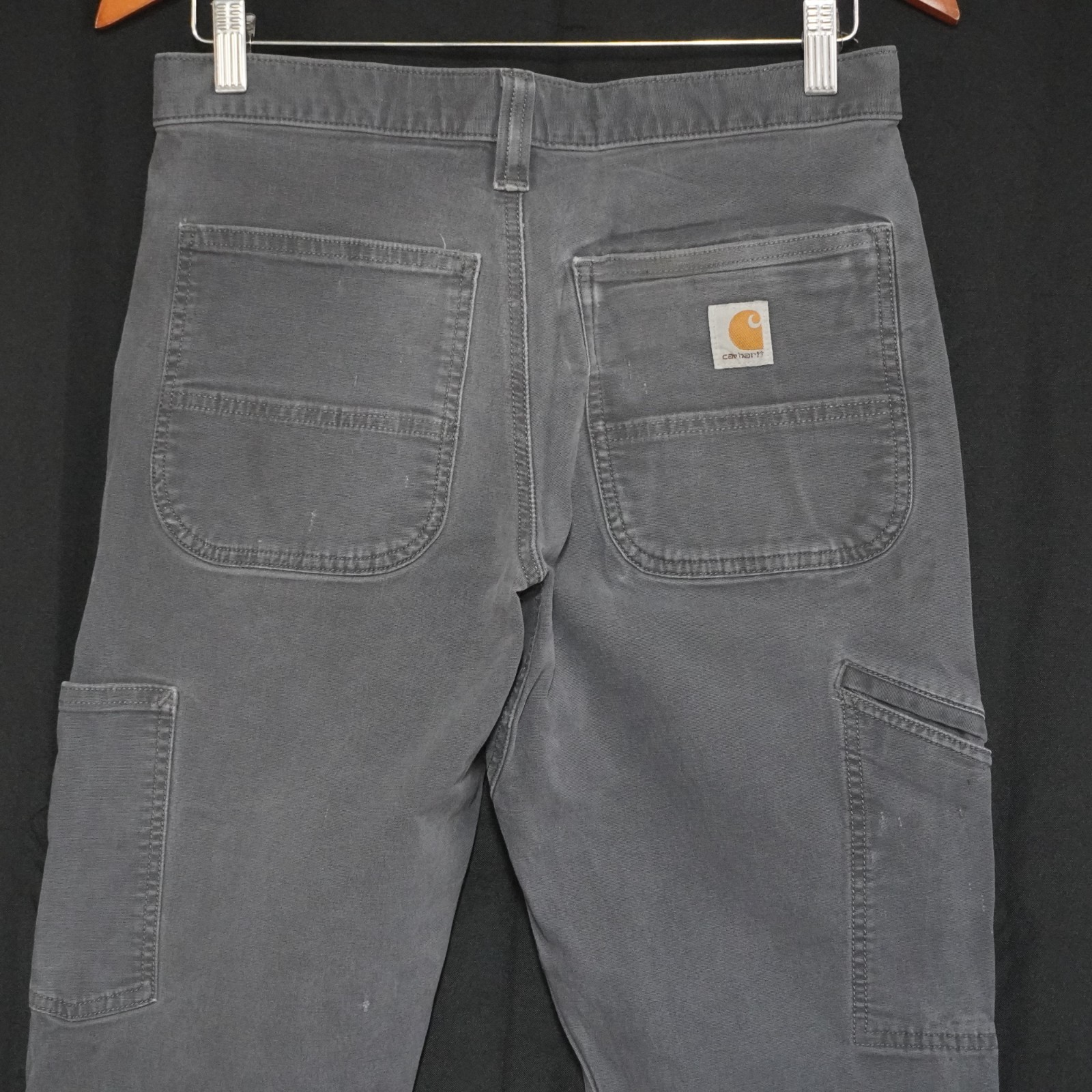 Carhartt 102802 Rugged Flex Rigby Double Front Pants Men 31×30 Shadow Grey Stret