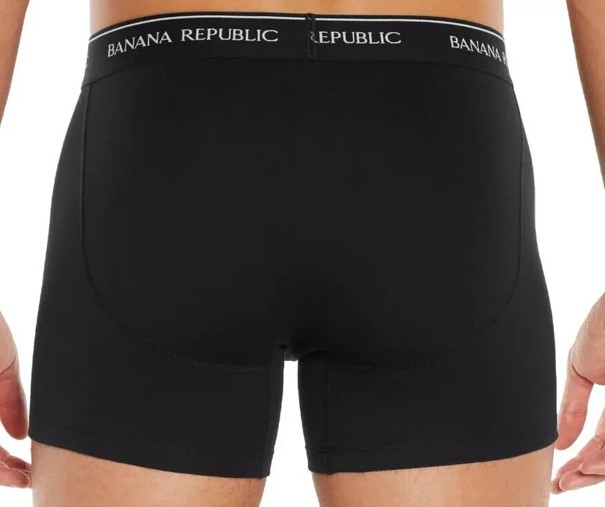3 Pack – Banana Republic Men’s Boxer Briefs, BLACK, Select S, M, L, XL FAST SHIP