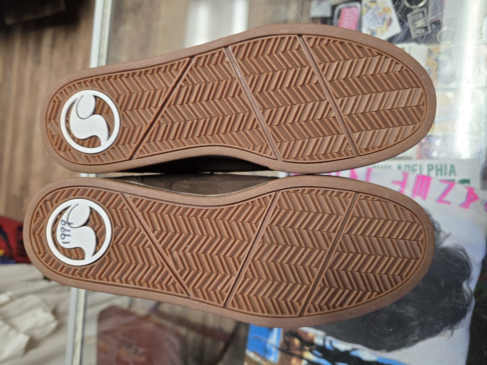 Vtg DVS Kerry Getz 5 Shoes Brown Sample Skate Skateboarding Size 8.0