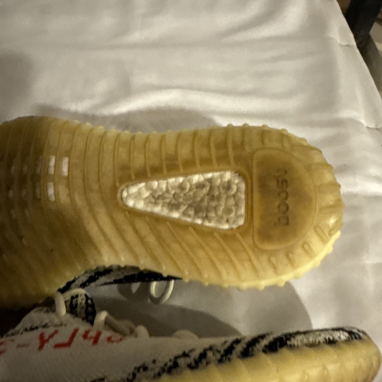 Adidas Yeezy Boost 350 V2 Zebra CP9654 Size 9.5 Og Tags White Black Red