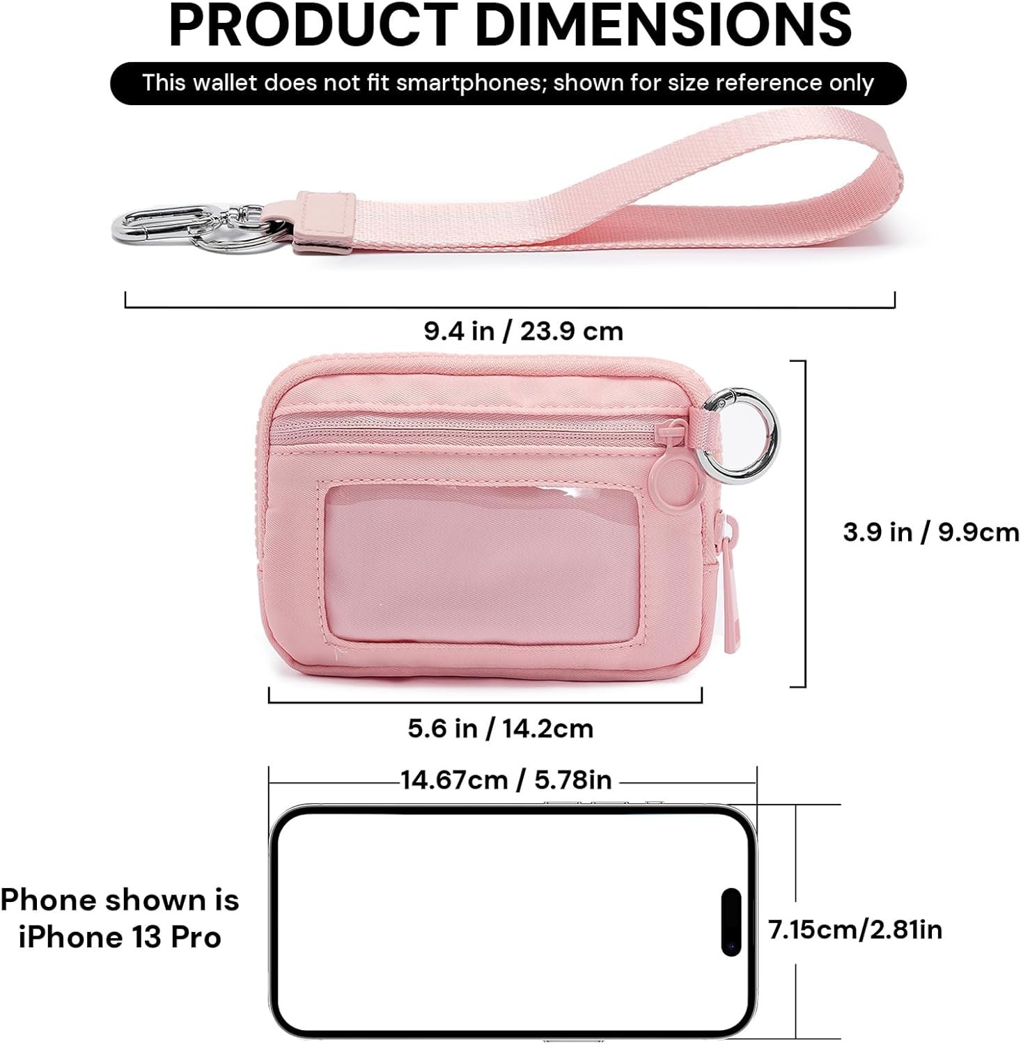Lightweight Nylon Wristlet Wallet for Women – Perfect for Travel & Errands
