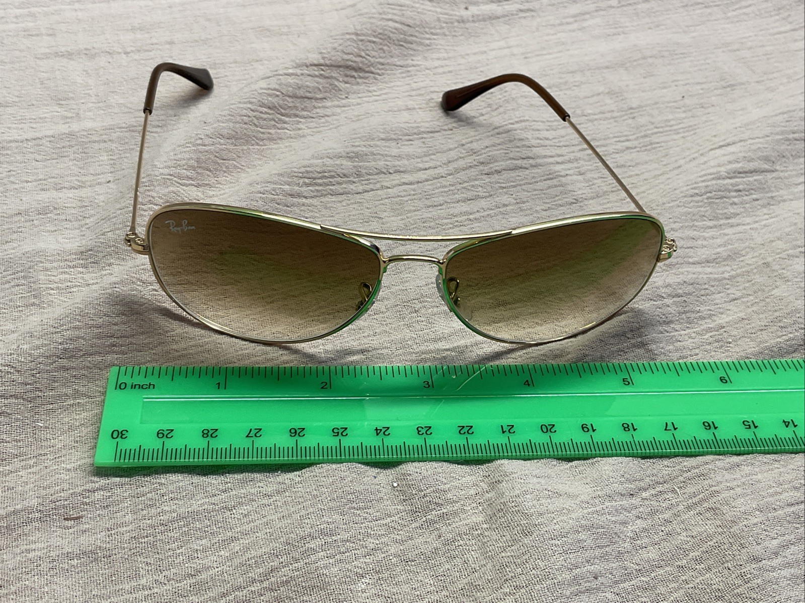 Ray-Ban Cockpit RB3362 00151 Gold Crystal Brown Gradient Sunglasses
