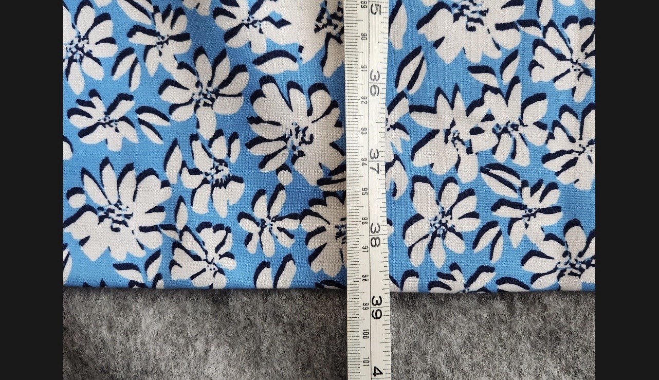 NEW Lilly Pulitzer Ainslee 3/4 Sleeve Dress Lunar Blue Palm Beach Petals Size XL