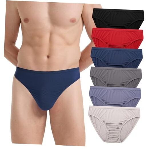 Mens Underwear Bikini Large Red,dark Blue,smoke Blue,gray,light Gray,black